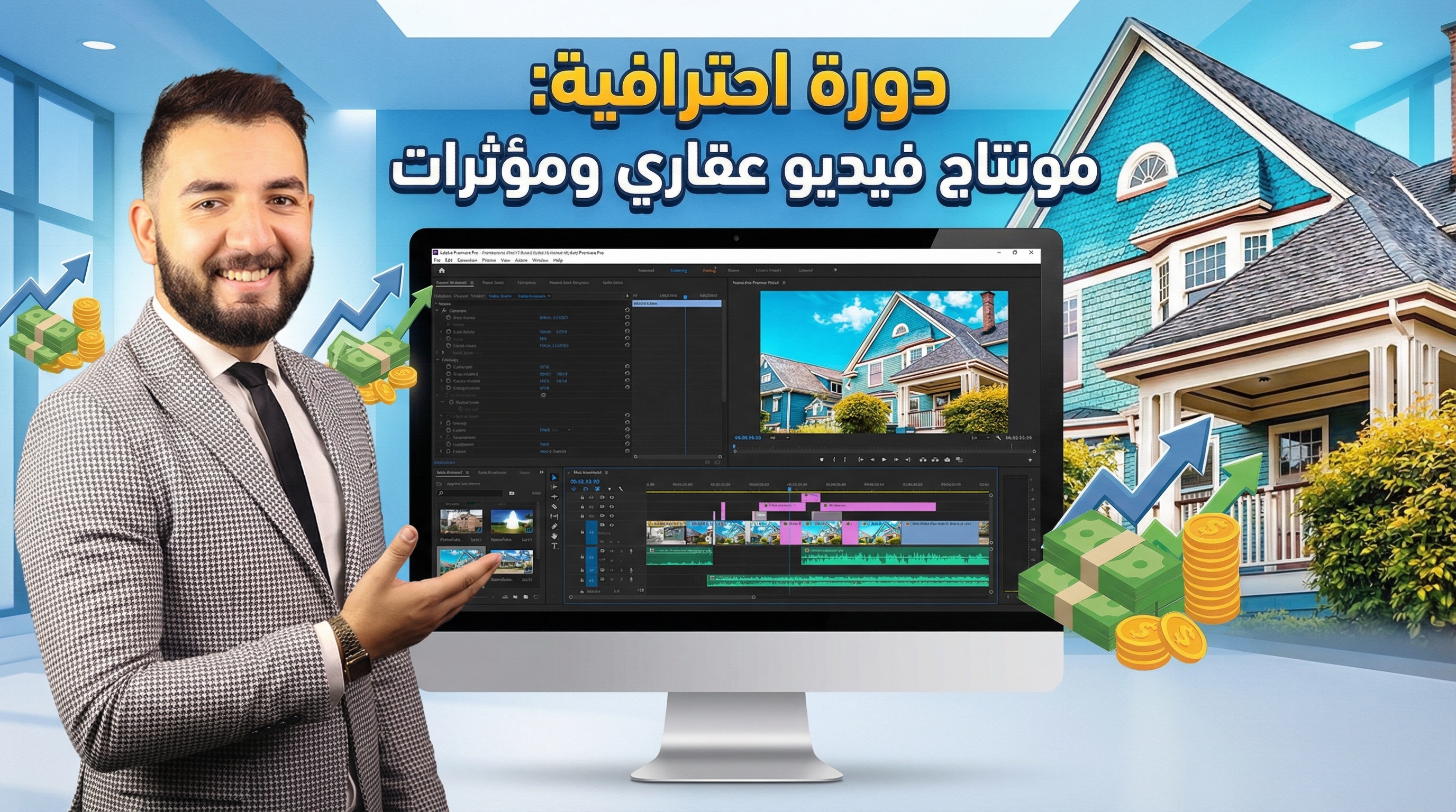 مونتاج فيديوهات العقار - Real Estate Video Editing