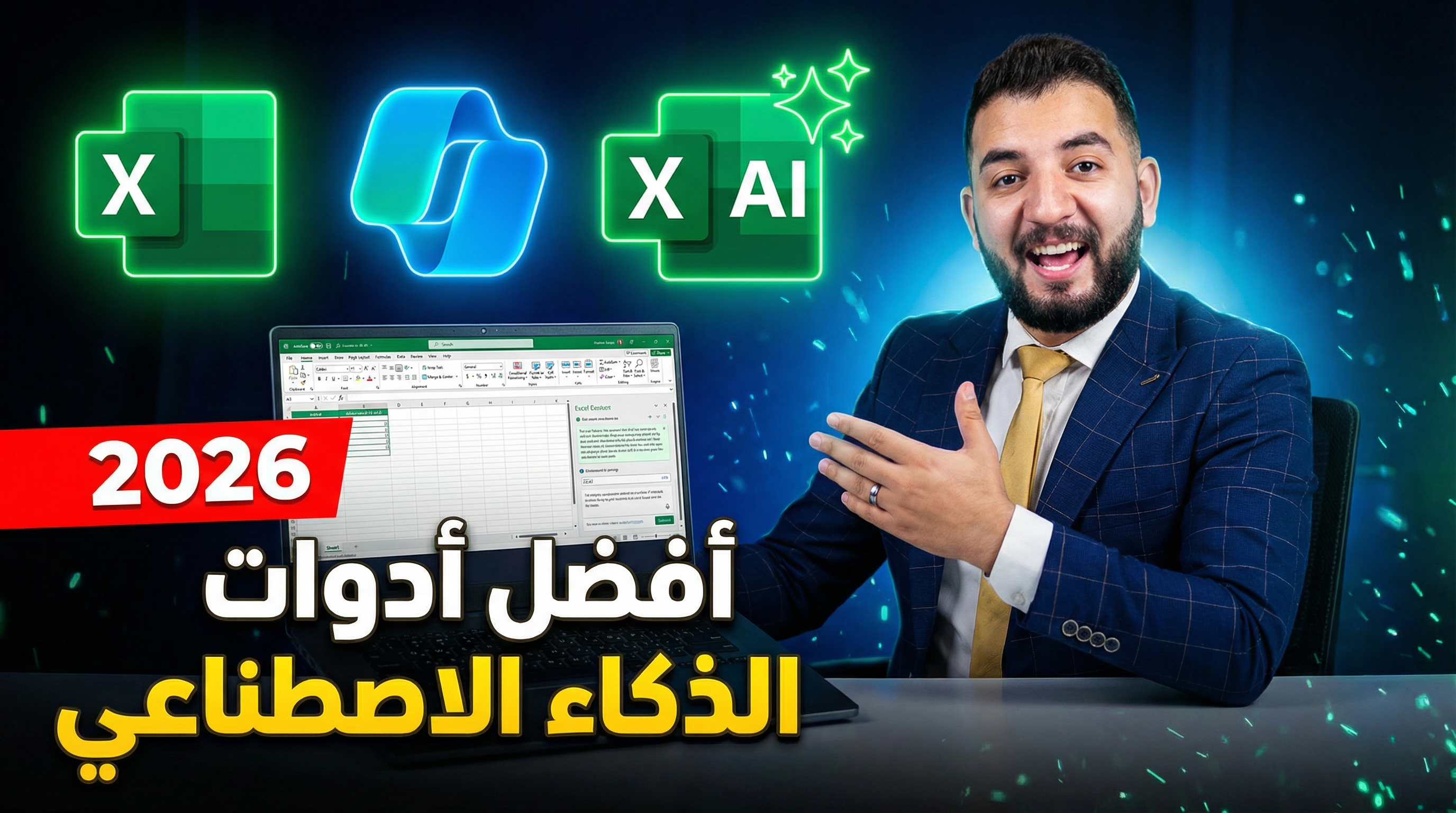 إكسل بالذكاء الاصطناعي (AI Copilot) - Smart Excel with AI
